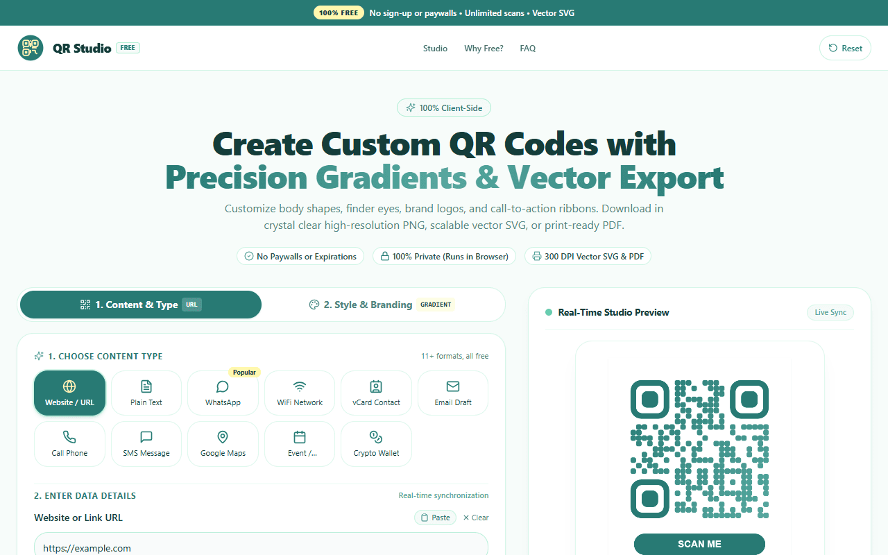 QR Studio project screenshot