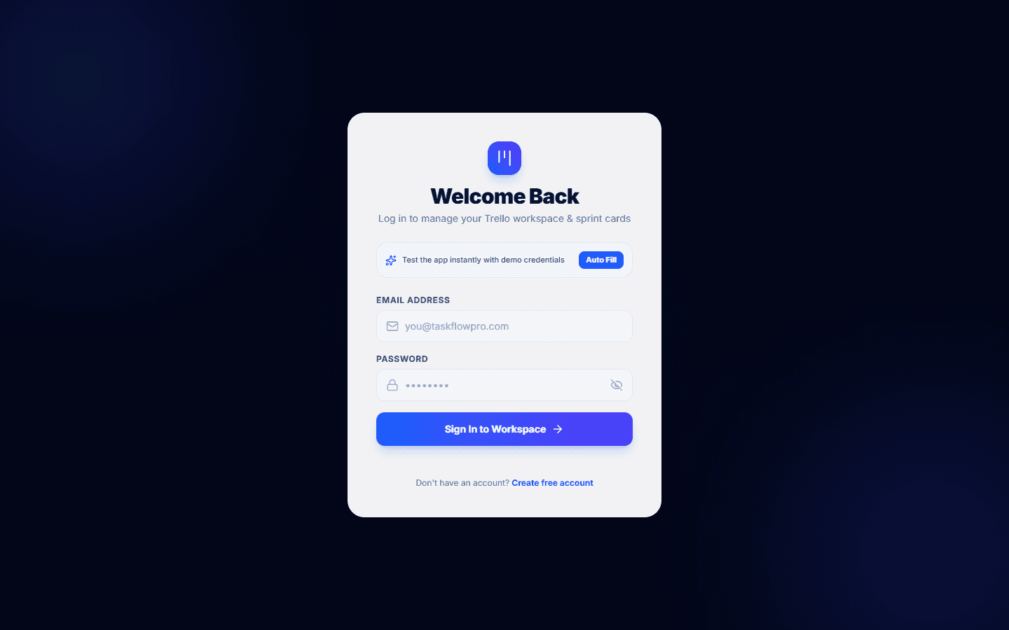 Taskflow Pro project screenshot